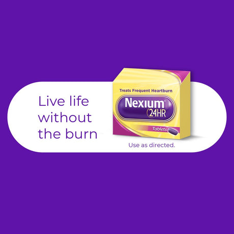 Nexium 24HR Acid Reducer Heartburn Relief Tablets with Esomeprazole Magnesium - 42 Ct