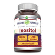 Amazing Formulas Inositol 500 Mg 200 Capsules Supplement | Non-Gmo | Gluten Free | Made in USA