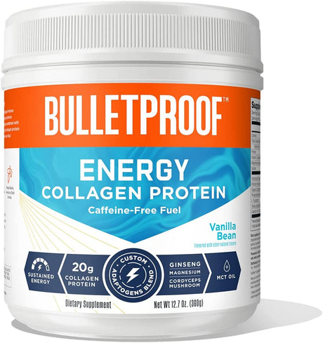 Bulletproof Vanilla Bean Complete Daily Energy Collagen Protein, 13.1 OZ