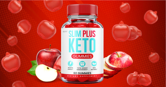 Slim plus Keto Gummies for Weight Loss ACV Apple Cider Vinegar 100% Natural (60 Gummies)