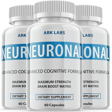 Neuronal - Brain Boost Matrix Supplement - Memory Booster Dietary Supplement for Focus, Memory, Clarity, & Energy - Advanced Cognitive Formula for Maximum Strength - 180 Capsules (3 Pack)