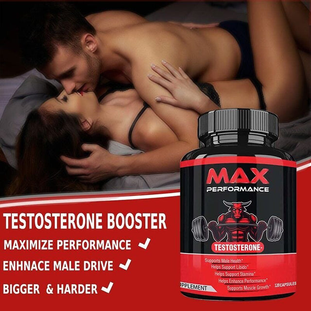 Max Performance Testosterone Booster for Men 60 Capsules