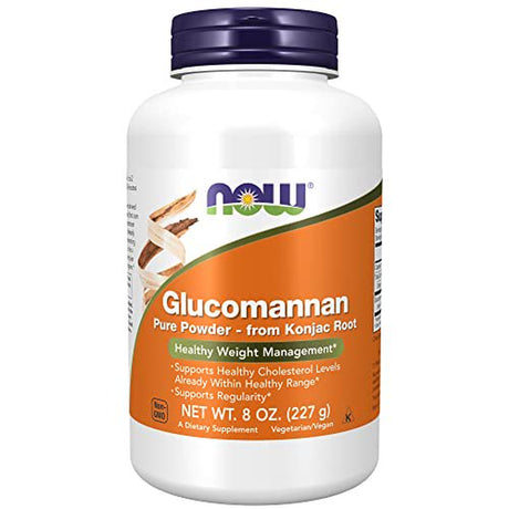 NOW Supplements, Glucomannan (Amorphophallus Konjac) Pure Powder, Supports Regularity*, Healthy Weight Management*, 8-Ounce