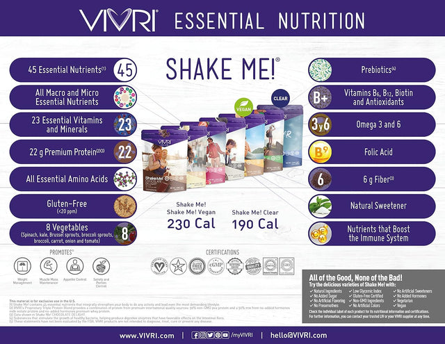 Vivri Cookies & Cream Shake 38.8 Oz.