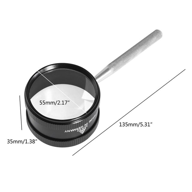 Magnifying Glass 35X Handheld Magnifier Magnifying Glasses for Reading Close Work Hobbies Inspection Science & Crafts