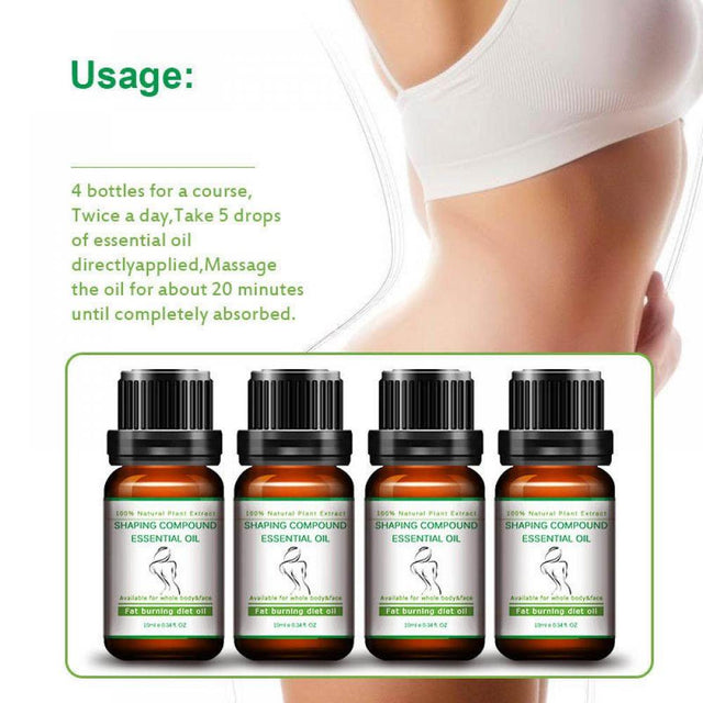 Massage Fat Burner Weight Loss Cellulite Removal Slimming Oil Body Leg Waist anti Cellulite Fat Burning Skin Care Oil