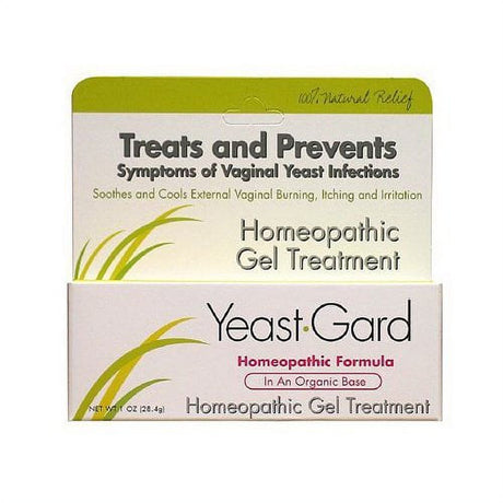 Yeastgard Advanced Homeopathic Yeast Treatment Vaginal Gel, 1Oz, 4-Pack