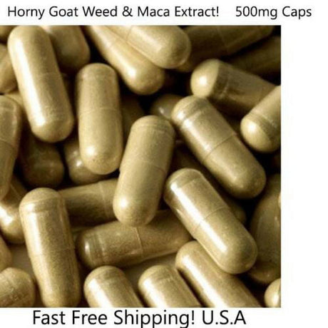 Horny Goat Weed & Maca Extract Capsules