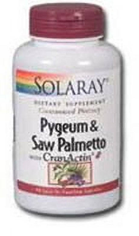 Solaray Pygeum and Saw Palmetto with Cranactin -- 90 Capsules