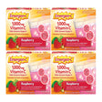 Emergen-C Vitamin C Fizzy Drink Mix Raspberry 1000 Mg 30 Packets Pack of 4