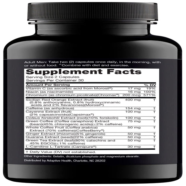 Nugenix Thermo - Thermogenic Fat Burner Supplement for Men, Extreme Metabolic Accelerator, 60 Count