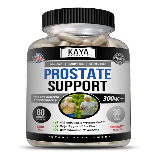 Prostate Support Supplement 300Mg 60 Tablets Reduce Frequent Urges to Urinate