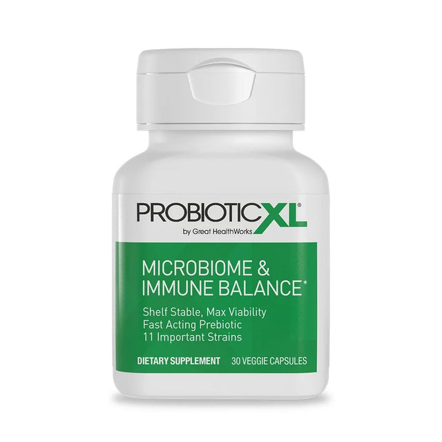 Shelf Stable Probiotic & Prebiotic Blend 11 Strains, Promote Gut Flora Growth & Limit Other Bacteria, 12.5 Billion CFU - Non-Gmo, Gluten-Free - 30 Veggie Caps