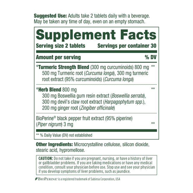 Megafood Turmeric Strength for Joint 60 Tabs