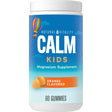 Natural Vitality CALM Kids Sweet Citrus Flavored Magnesium Supplement Gummies, 60 Count