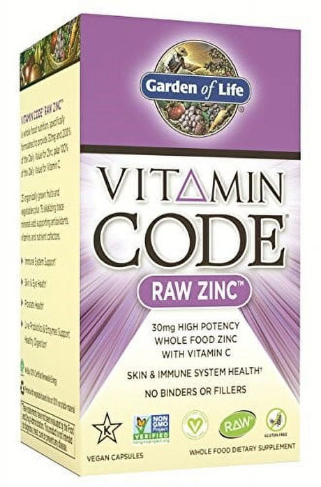 Garden of Life Vitamin Code® - Zinc, 60 Capsules