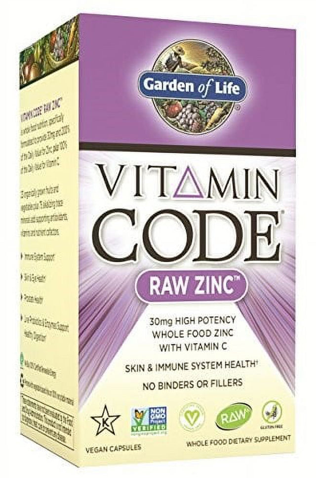 Garden of Life Vitamin Code® - Zinc, 60 Capsules