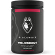 Blackwolf Fruit Punch Caffeine Free Pre Workout Powder, DMAE & Amino Acids, , 22 Servings