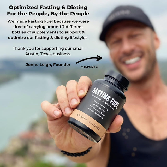 Fasting Fuel 2.0 - Intermittent Fasting Optimization Supplement - Electrolytes, L-Carnitine (ALCAR), ALA, Green Tea Extract - 90 Capsules