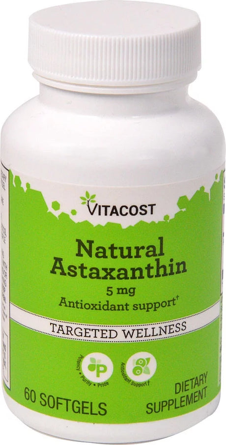 Natural Astaxanthin -- 5 Mg60 Softgels