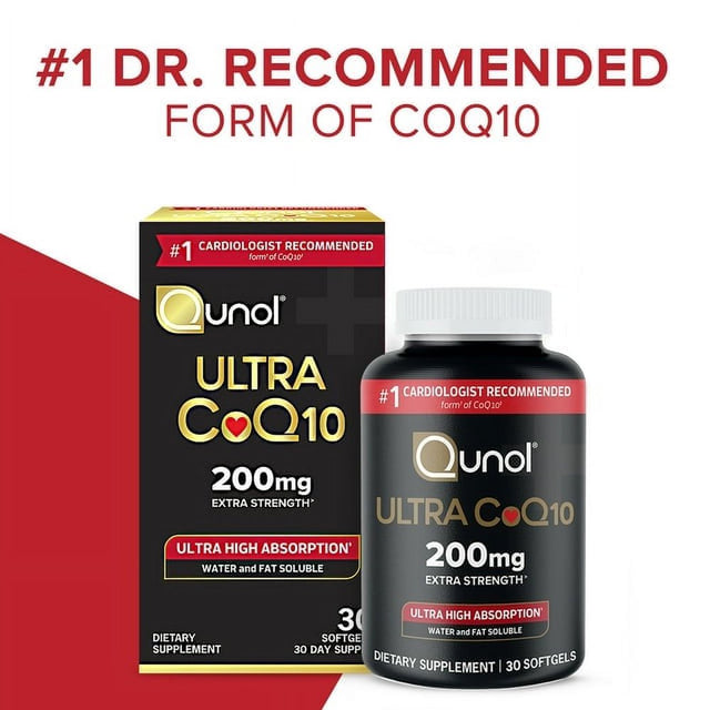 Qunol Ultra Coq10(200Mg)Extra Strength-Ultra High Absorption 45 Soft Gels