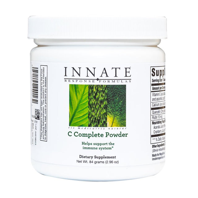 INNATE Response Formulas C Complete Powder - Antioxidant Vitamin C Powder Supplement - Helps Support the Immune System -Vegetarian and Non-Gmo - 2.96 Oz. (30 Servings)