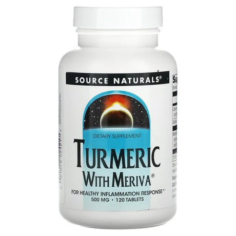 Source Naturals Turmeric with Meriva, 500 Mg, 120 Tablets