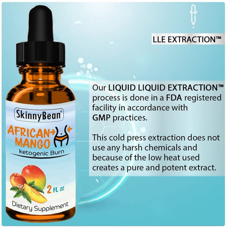 African Mango Extract Drops - by Skinny Bean Ketogenic ®- Keto Diet - Fat Burner Drops