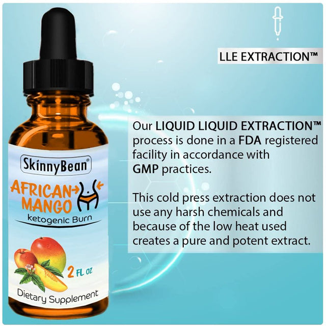 African Mango Extract Drops - by Skinny Bean Ketogenic ®- Keto Diet - Fat Burner Drops