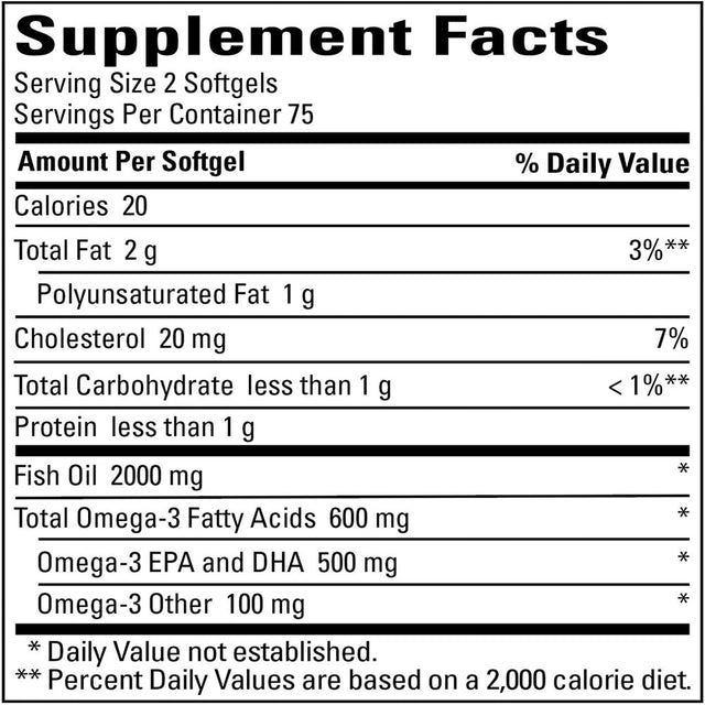 Nature Made Fish Oil Burp-Less -- 1000 Mg - 150 Softgels