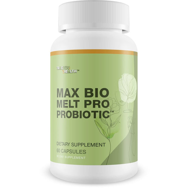 Max Bio Melt Pro Probiotic - Reduce Gut Bloat & Support Improved Gut Health with Premium Probiotics - Formulated to Help Cleanse Your Bowel & Gut to Reduce Size & Support Immune Health