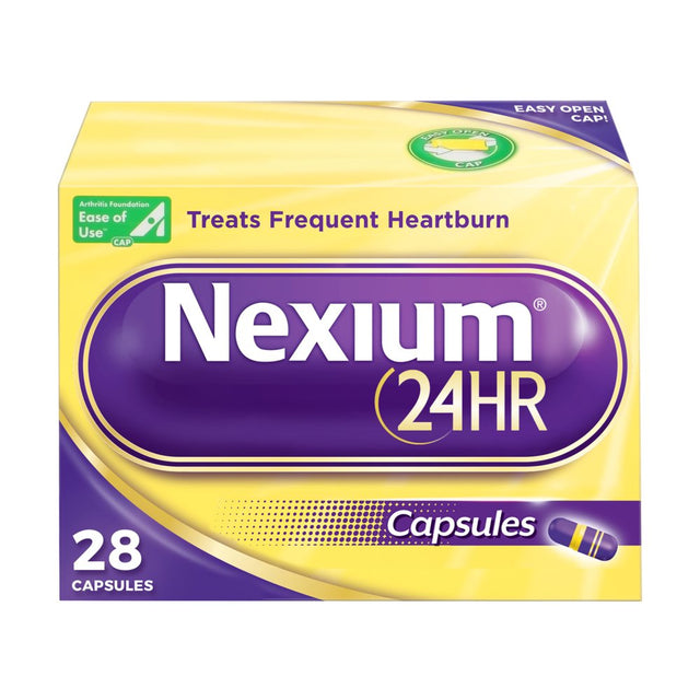 Nexium 24HR Acid Reducer Heartburn Relief Capsules with Esomeprazole Magnesium - 28