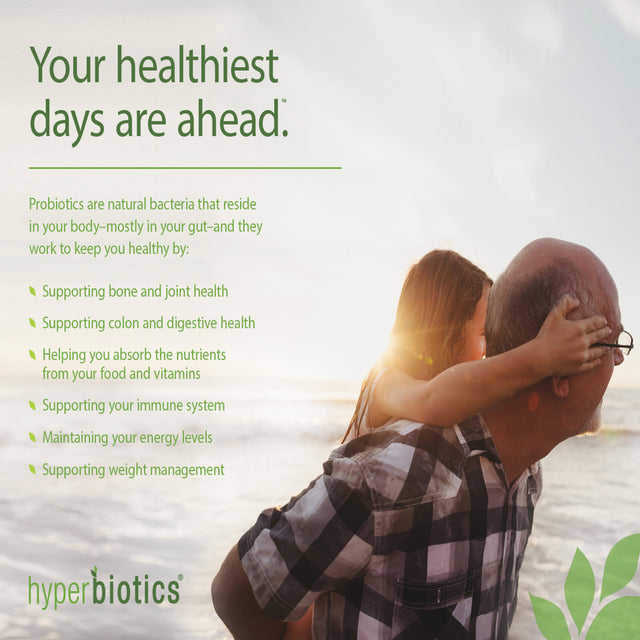 Hyperbiotics Pro-Bifido Probiotic Support for Ages 50+ - 7 Targeted Strains, Time Released, Digestive Aid & Overall Health Support - 60 Tablets