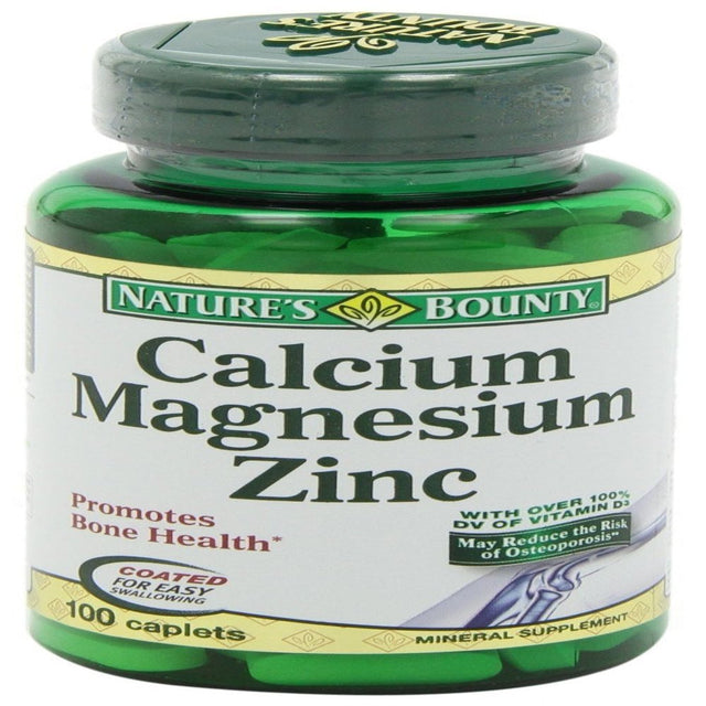 Nature'S Bounty Calcium-Magnesiuim-Zinc, 100 Caplets