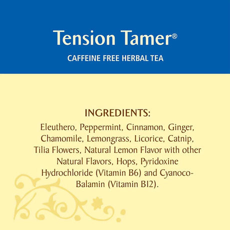 Celestial Seasonings Tension Tamer Caffeine-Free Herbal Tea Bags, 20 Count