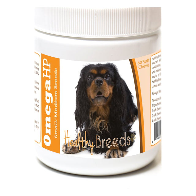 Healthy Breeds English Toy Spaniel Omega HP Fatty Acid Skin and Coat Support Soft Chews