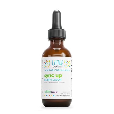 Little Davinci Sync up Liquid - Support Brain & Nervous System* - Berry Flavor - 60 Servings - 60 Ml