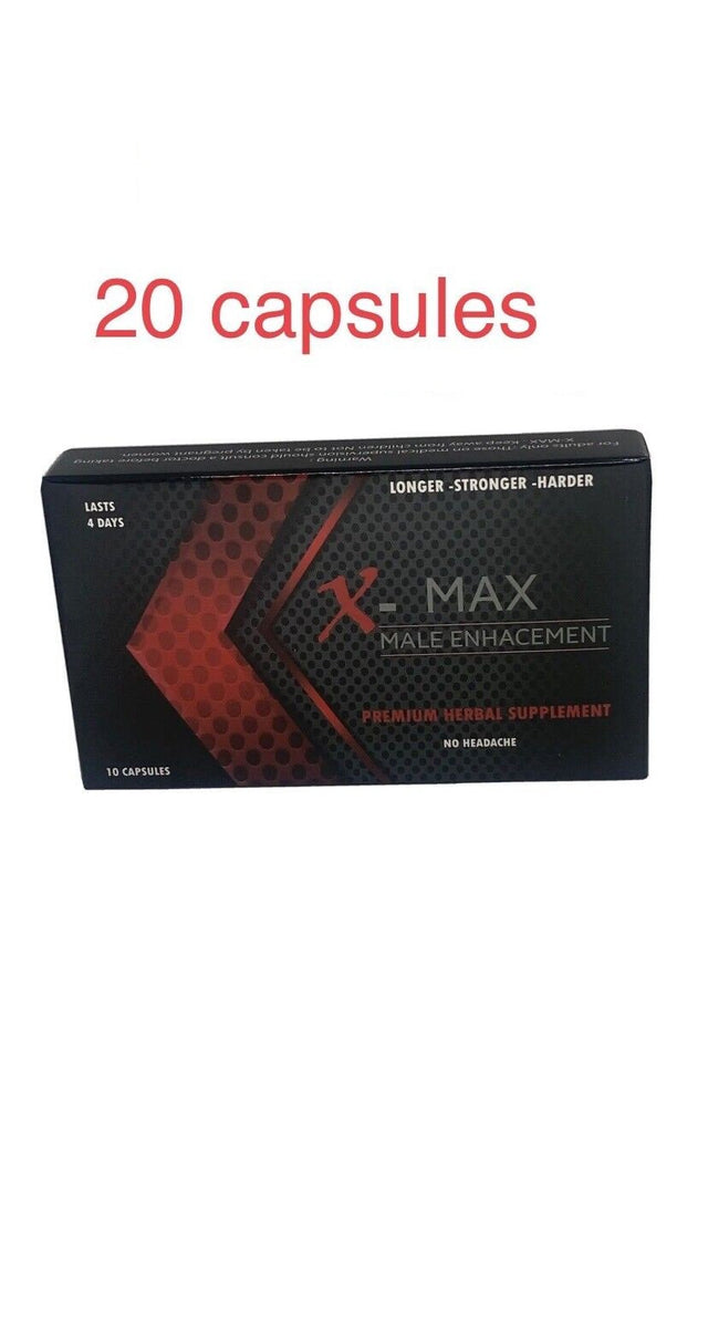 X Max Male Enhancement Sex Pills for Natural ENHANCEMENT - 20 Pills