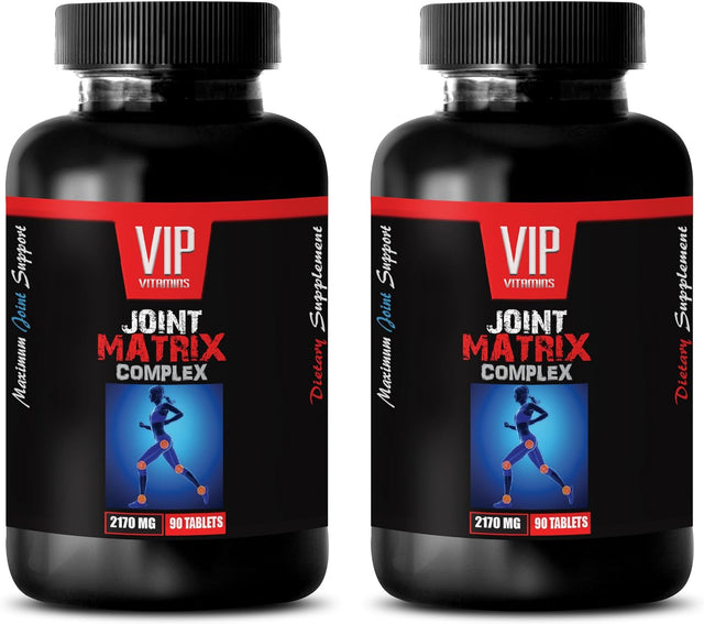 Bone Vitamins for Women - Joint Matrix Complex - Glucosamine plus Chondroitin - 2 Bottles 180 Tablets