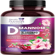 D-Mannose & Cranberry Extract 1350Mg, Fast-Acting to Support Natural Urinary Tract Health for Women & Men, Non-Gmo & Vegan, Flush Impurities in Urinary Tract & Bladder - 60 Capsules