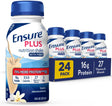 Ensure plus Liquid Nutrition Shake with Fiber, 16 Grams of Protein, , Vanilla, 8 Fl Oz Bottle (Pack of 24)