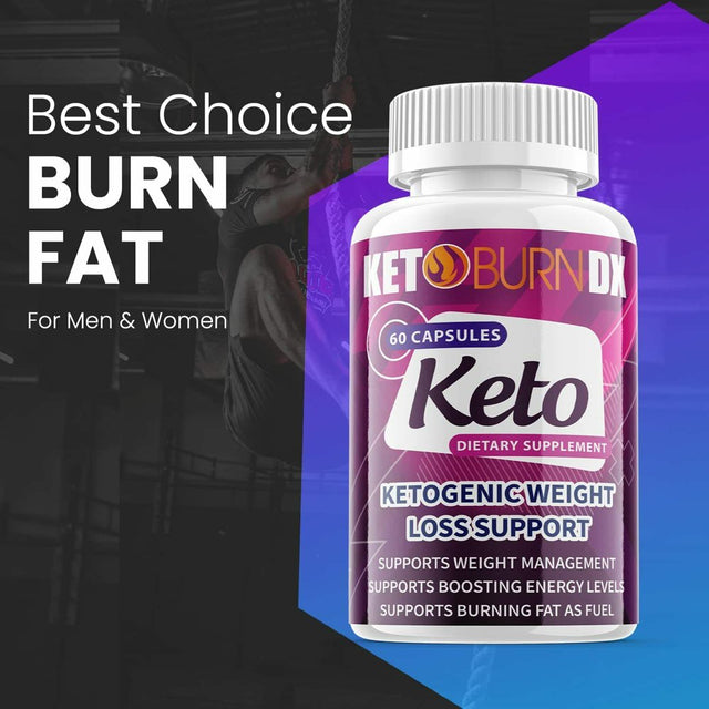 (3 Pack) Keto Burn DX - Supplement for Weight Loss - Energy & Focus Boosting Dietary Supplements for Weight Management & Metabolism - Advanced Fat Burn Raspberry Ketones Pills - 180 Capsules