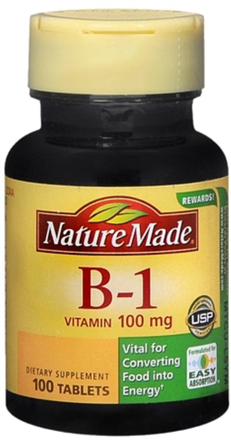 Nature Made Vitamin B-1 100 Mg Tablets 100 Tablets