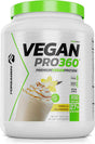 Forzagen Vegan Protein 360 2 Lbs 27 Servings, Plant Based Protein Extracted from Quinoa, Brown Rice and Pea Isolate Protein, Dairy, Soy and Gluten Free, Nom GMO (Vanilla Milkshake)