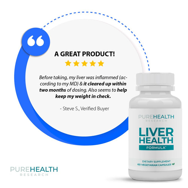 Liver Aid Supplements with Milk Thistle, Curcumin, Beetroot & Dandelion, Liver Health Formula by Purehealth Research, 6 Bottles