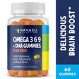 Havasu Nutrition Omega 369 Gummies | Omega DHA Gummies for Kids | Kids Brain Booster Supplement, 60 Ct