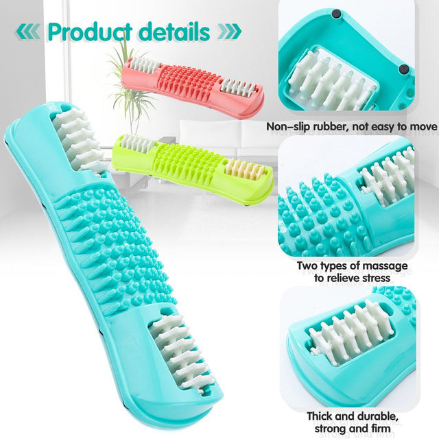 HAOAN Foot Massager Roller. Plantar Fasciitis, Trigger Point Therapy - Acupressure Reflexology Tool for Foot Pain, Relaxation, Stress Relief and Diabetic Neuropathy, Foot Pain Relief Green