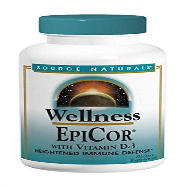 Source Naturals Wellness Epicor with Vitamin D-3 120 Caps