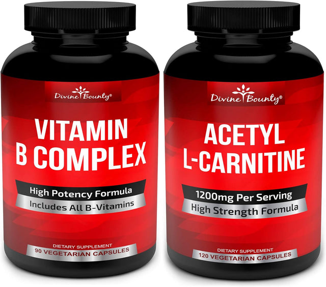 Super B Complex Vitamins & Acetyl L-Carnitine Bundle