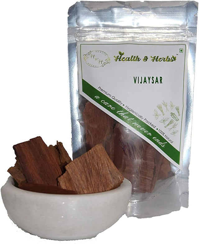 SKM Health & Herbs Vijaysar - Bijasal - Pterocarpus Marsupium (200G)